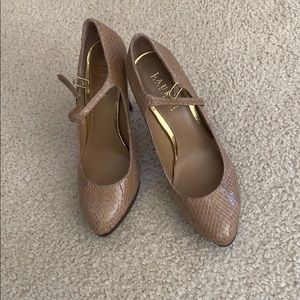 Ralph Lauren snakeskin heels